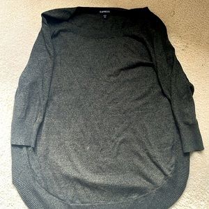 Express round hem sweater